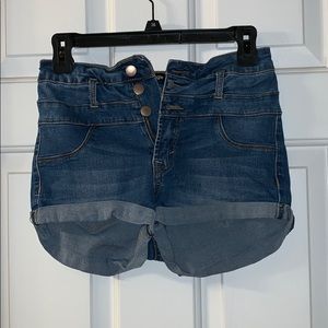 High waisted shorts